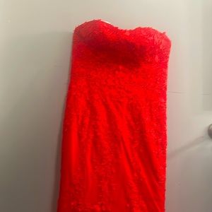 Red Jovani Prom dress or for any occasion.